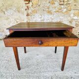 Farmhouse console, in walnut, Directoire, 18th century