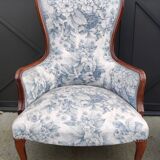 Old Pair of Louis Philippe Bergère Armchairs