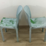 Pair of chairs Artemide "Selene" Vico Magistretti, 1960