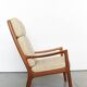 Mid-Century "Senator" Highback Chair by Ole Wanscher for Peter Jeppesen