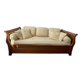 Nested cherry wood bed