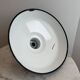 Industrial suspension in black enamelled sheet metal - workshop lampshade