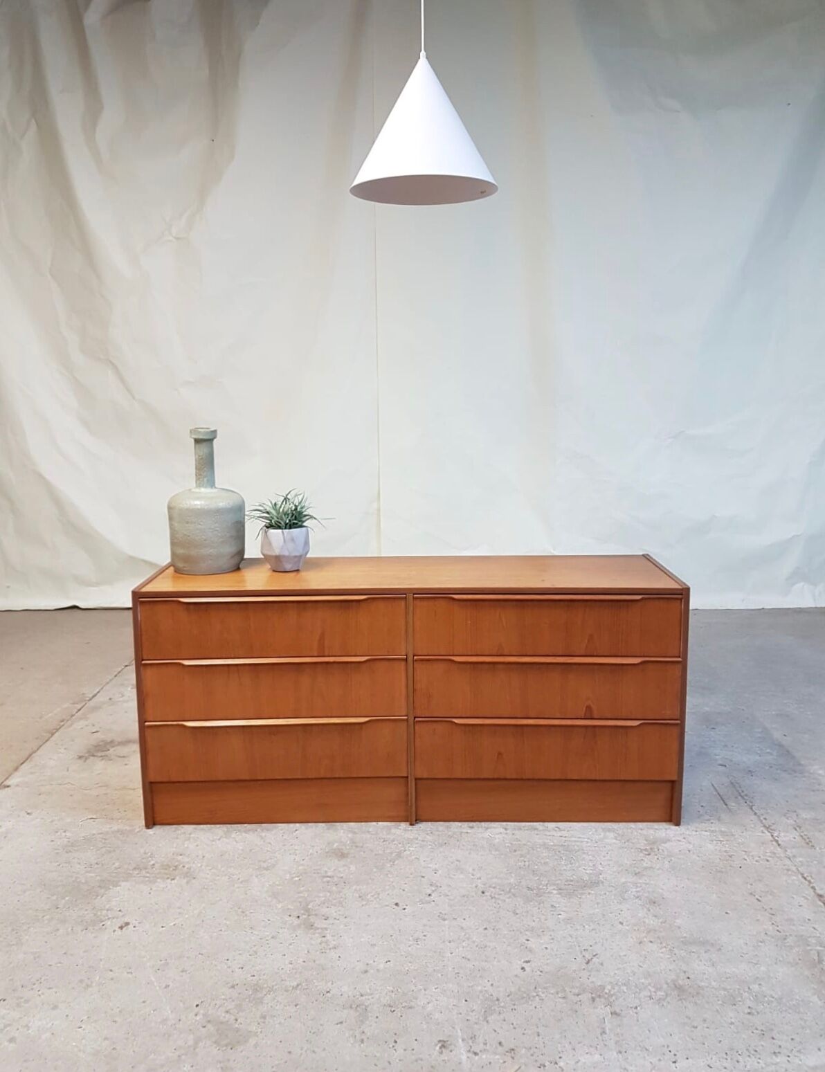 Mid century danish double drawers by Steens