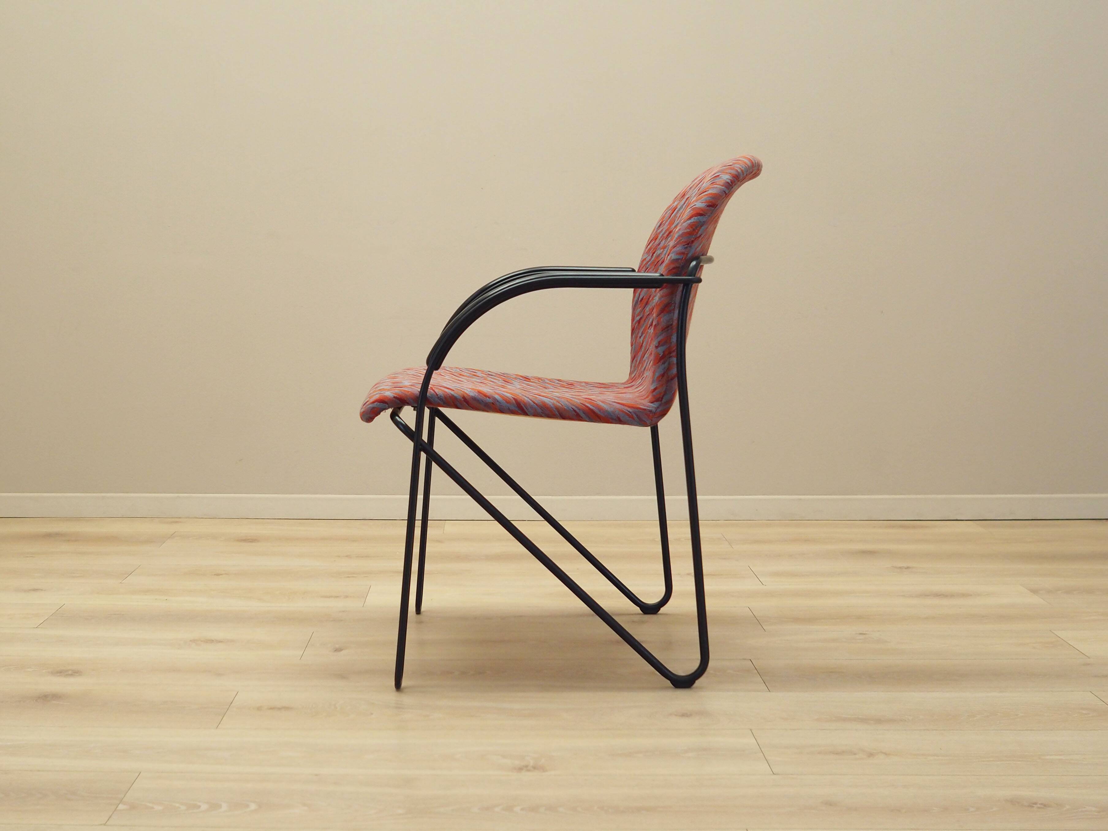 Set of four chairs, Italian design, 1980s, production: Italy