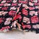 Tapis Berbère Boucherouite rose - 90 x 272 cm