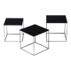 Ensemble rare de tables gigognes PK71 par Poul Kjærholm pour E. Kold Christensen, début des années 1960.