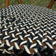 Lot of 4 chairs bistro terrace "Parisian" rattan and braiding