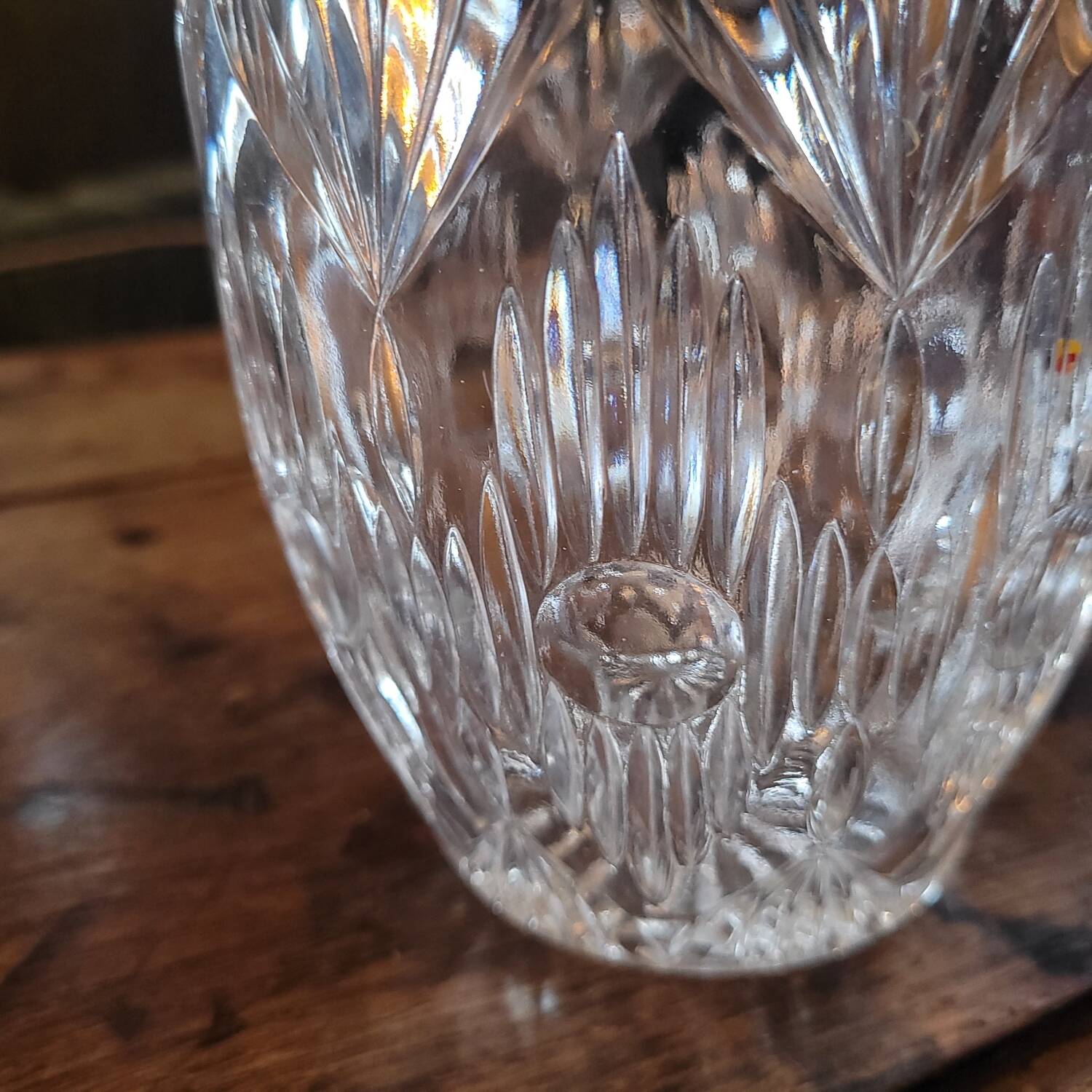 Cut glass ice bucket 50-70's