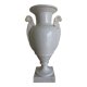 XXL white lion head neo-classical amphora vase from the Empire Consulate.