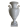 XXL white lion head neo-classical amphora vase from the Empire Consulate.