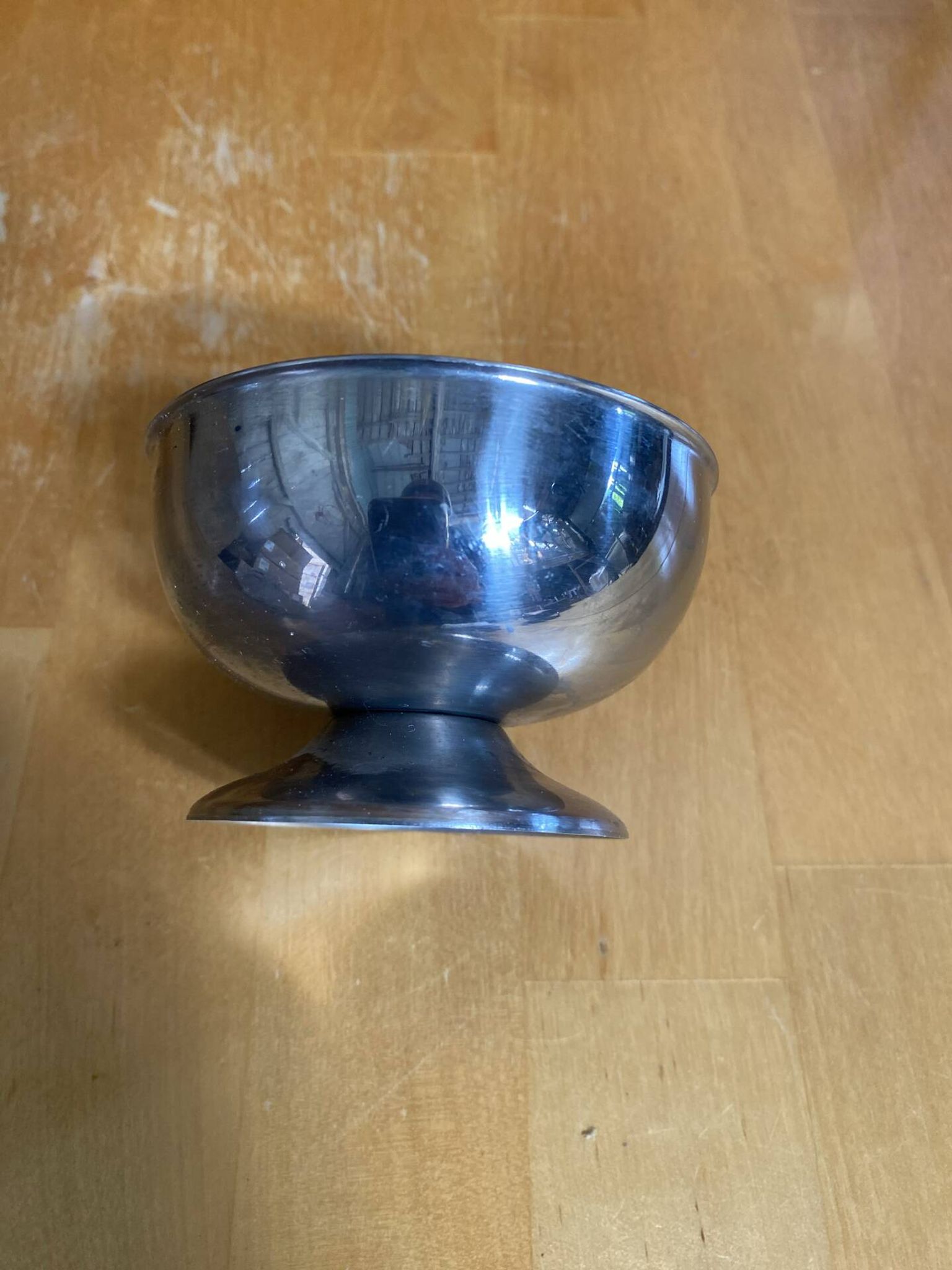 Set of 6 Ice Cream Bowls Style Rémy LETANG Vintage Stainless Steel #E084