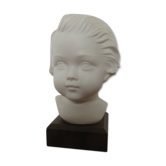 Bust " child in plaster