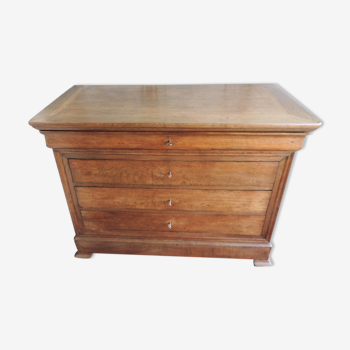 Louis Philippe chest of drawers, 19th, in oak