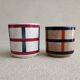 Two cups model Béarn Creil Montereau