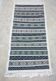 Tapis berbère gris blanc et noir 149 x 76 cm