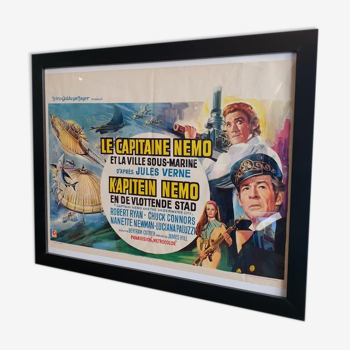 Affiche de cinéma Vintage - Le Capitaine Nemo et la ville sous-marine
