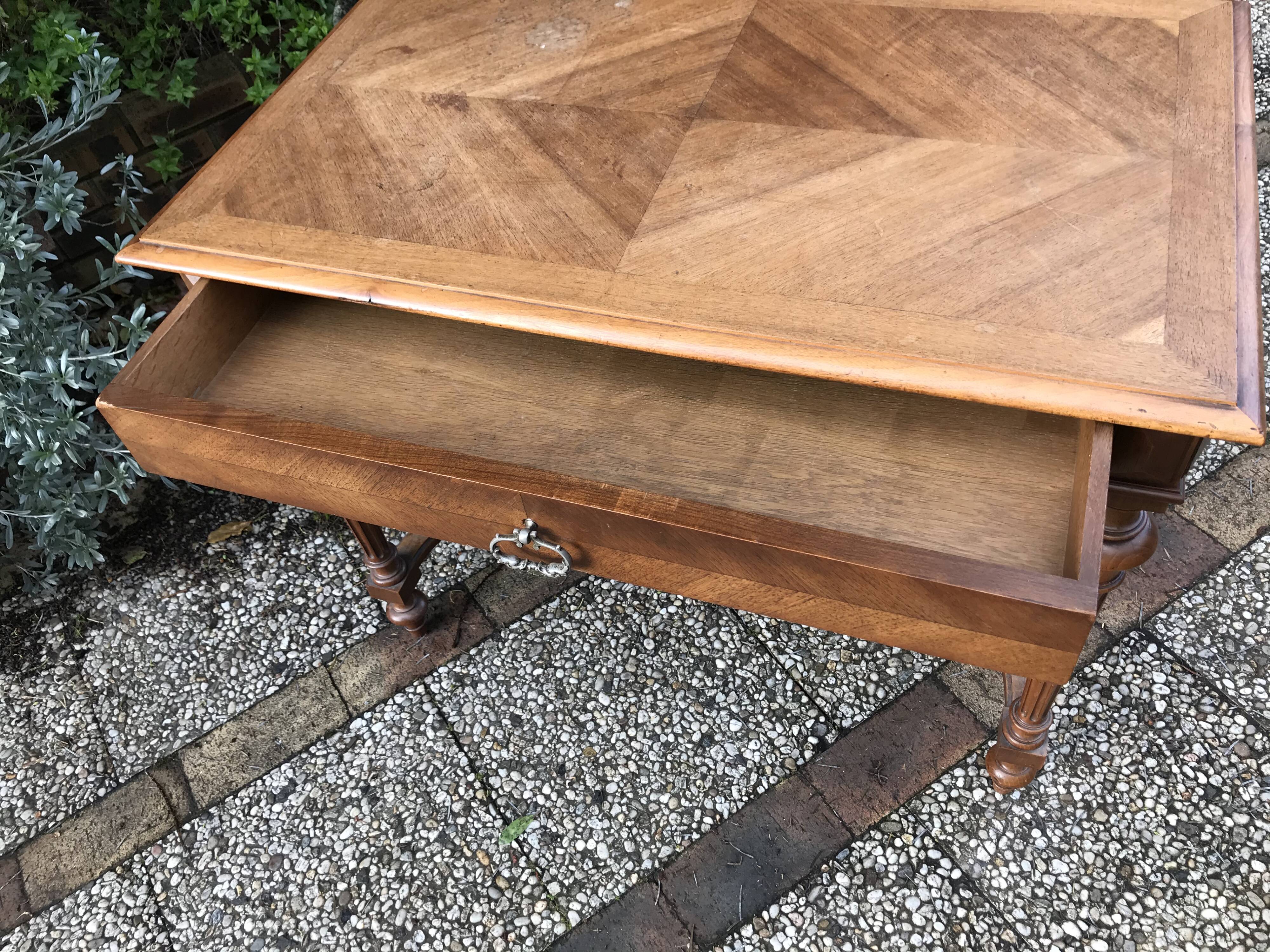 Old walnut desk