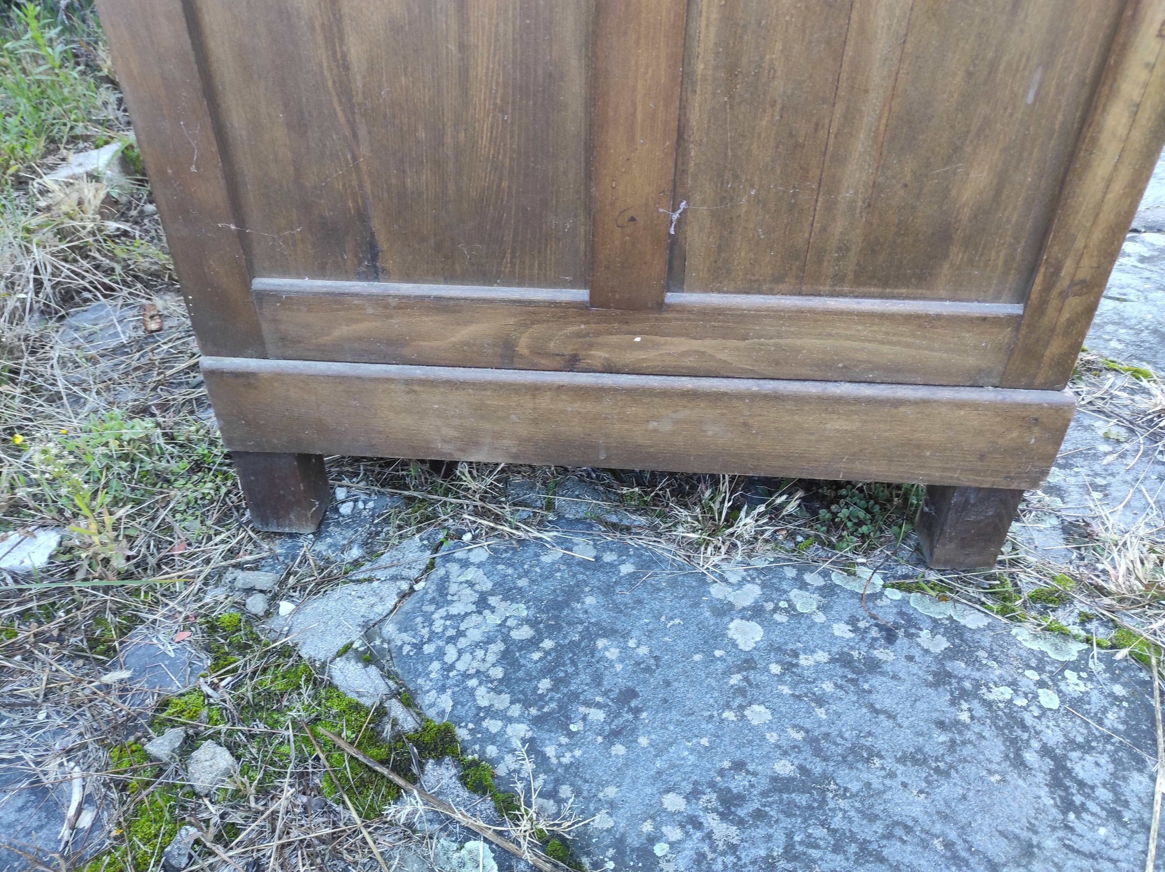 Old wardrobe vintage wooden wardrobe sliding doors