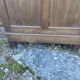 Old wardrobe vintage wooden wardrobe sliding doors