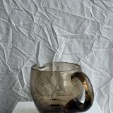 Smoked glass carafe