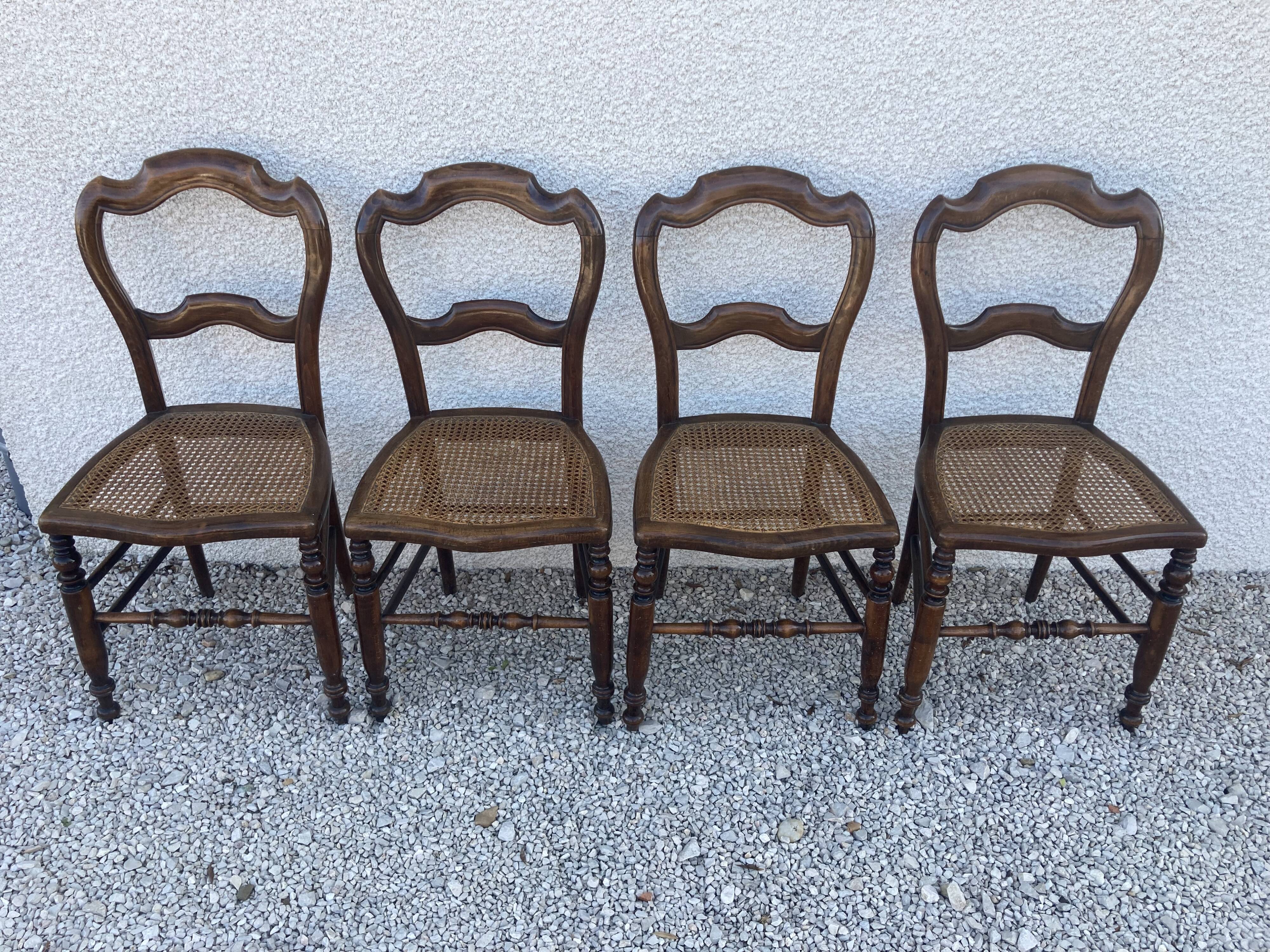 8 chairs louis philippe