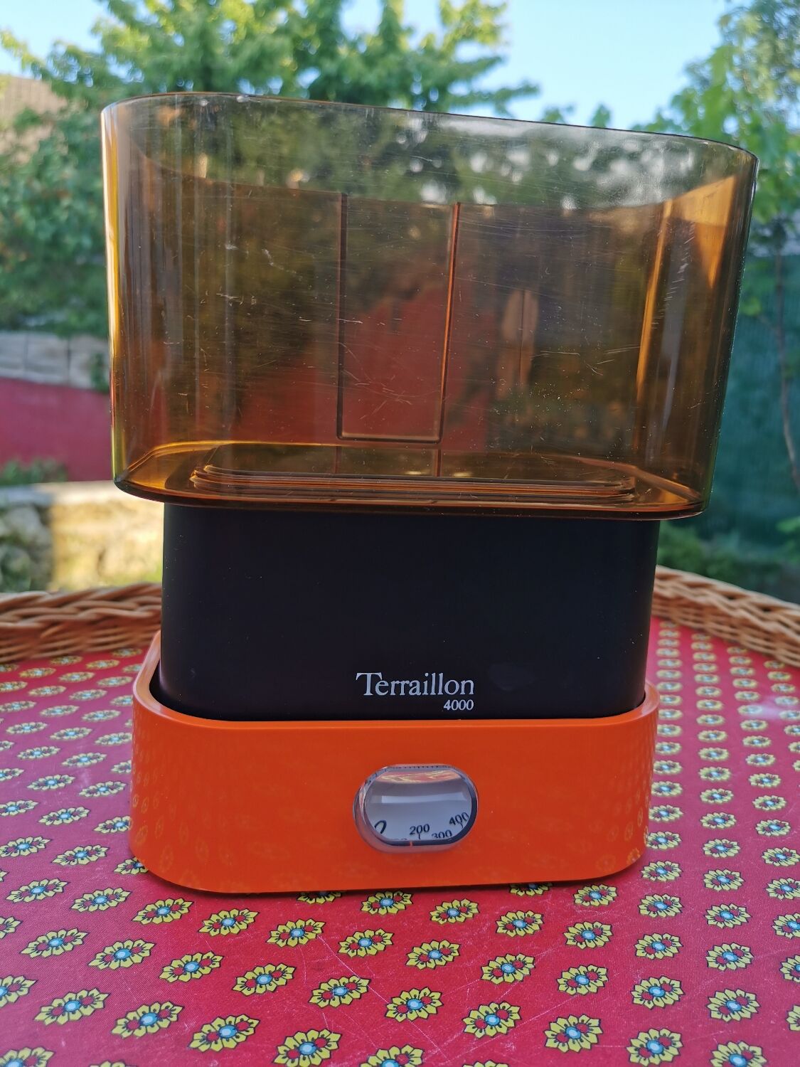 Orange Terraillon scale with box