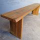 Solid wood bench patinated 180cm
