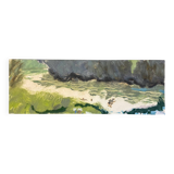 Painting of a character hiding in nature, 20th century