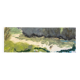 Tableau personnage se cachant dans la nature XXe