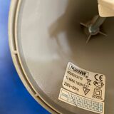 Vintage pendant lamp in blue opaline