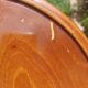 curved wooden bar stool