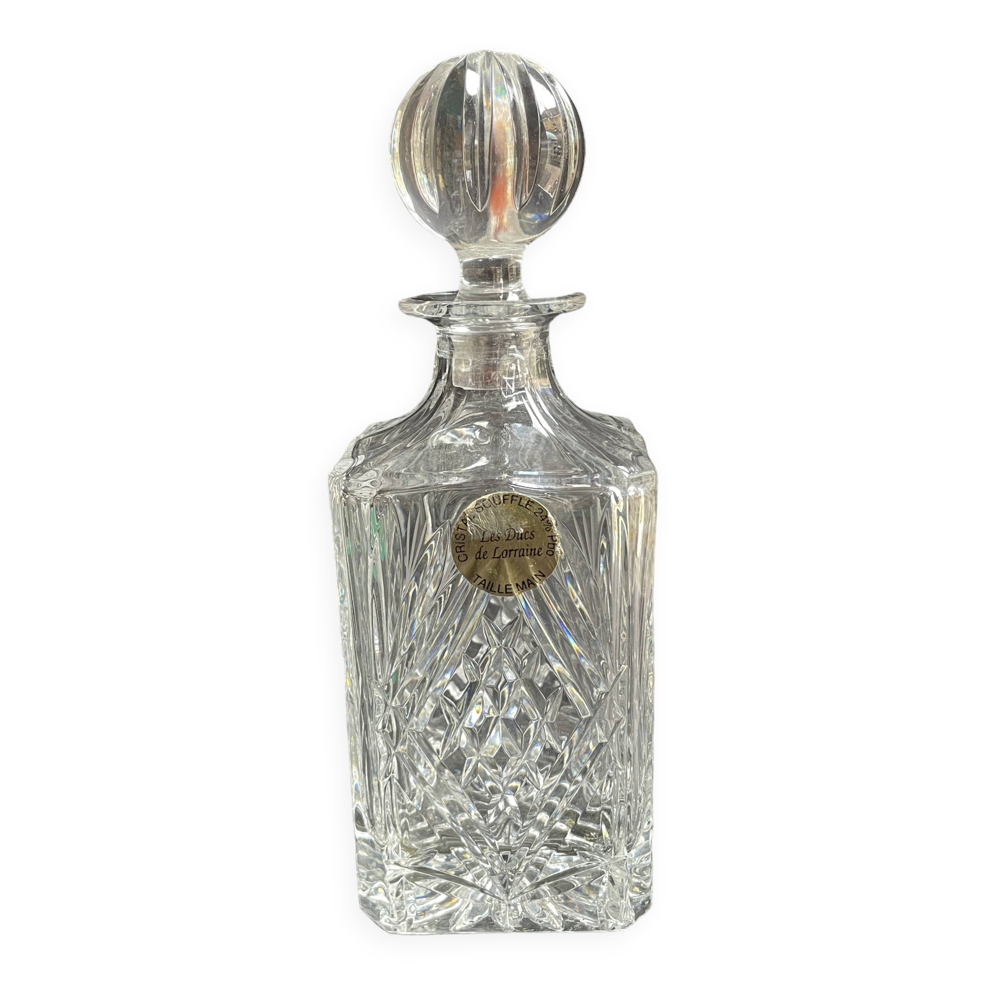 Carafe à whisky cristal taillé – Les Ducs de Lorraine