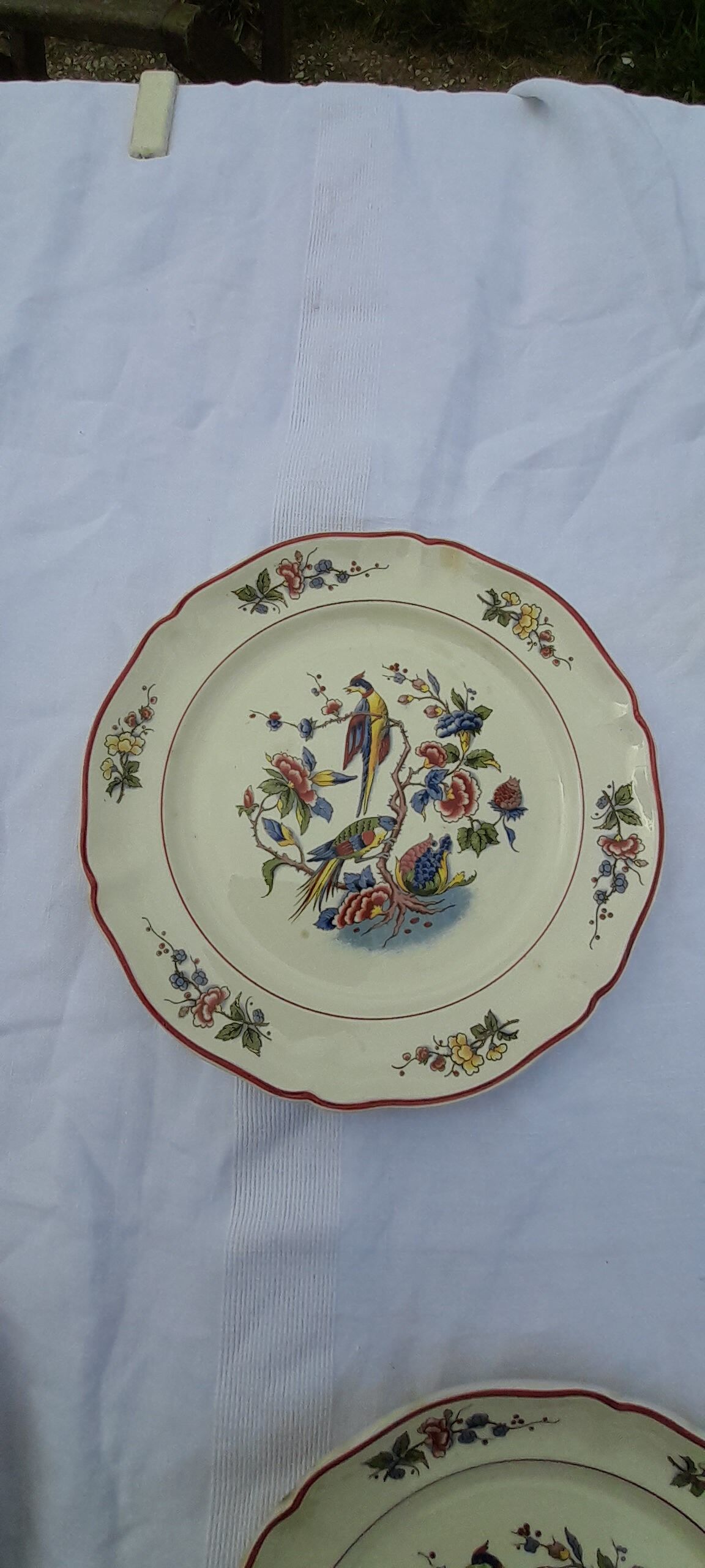 4 dessert plates Villeroy & Boch model Phoenix diam 19 cm