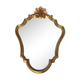 Golden shell mirror