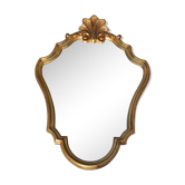 Golden shell mirror