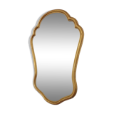 Miroir doré, 64x43 cm