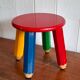 Tabouret crayon Memphis