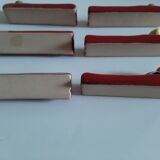 Suite of 6 dabbling knife holder fruits