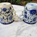 Pair of teacup, lid and infuser