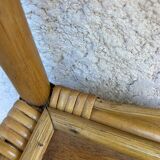 Vintage rattan shelf