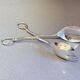 Vintage English Sterling Silver Salad Serving Tongs by EANSA – Elegant Mid-Century Tableware