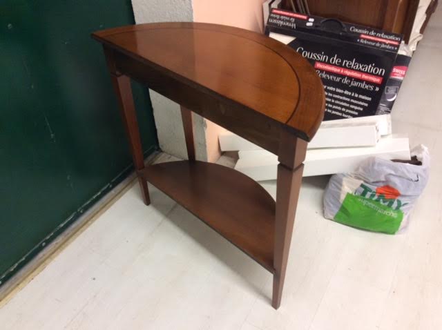 Cherry wood side table