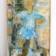 Oil on canvas - The skater - Charlotte Calmis