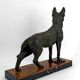 Sculpture representing a German Shepherd, Perrier Challenge Trophy, 1942