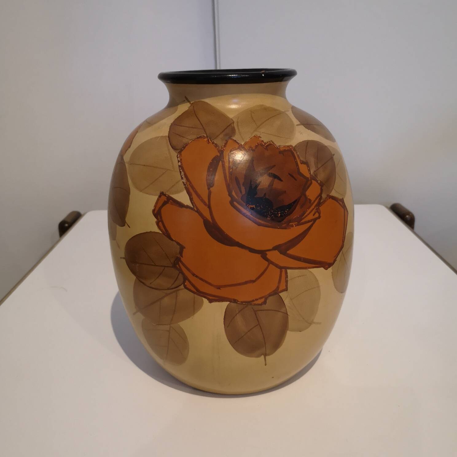 Ceramic vase louis giraud vallauris art deco 1940 biot