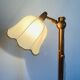 Lampadaire vintage articulé en pin – travail scandinave