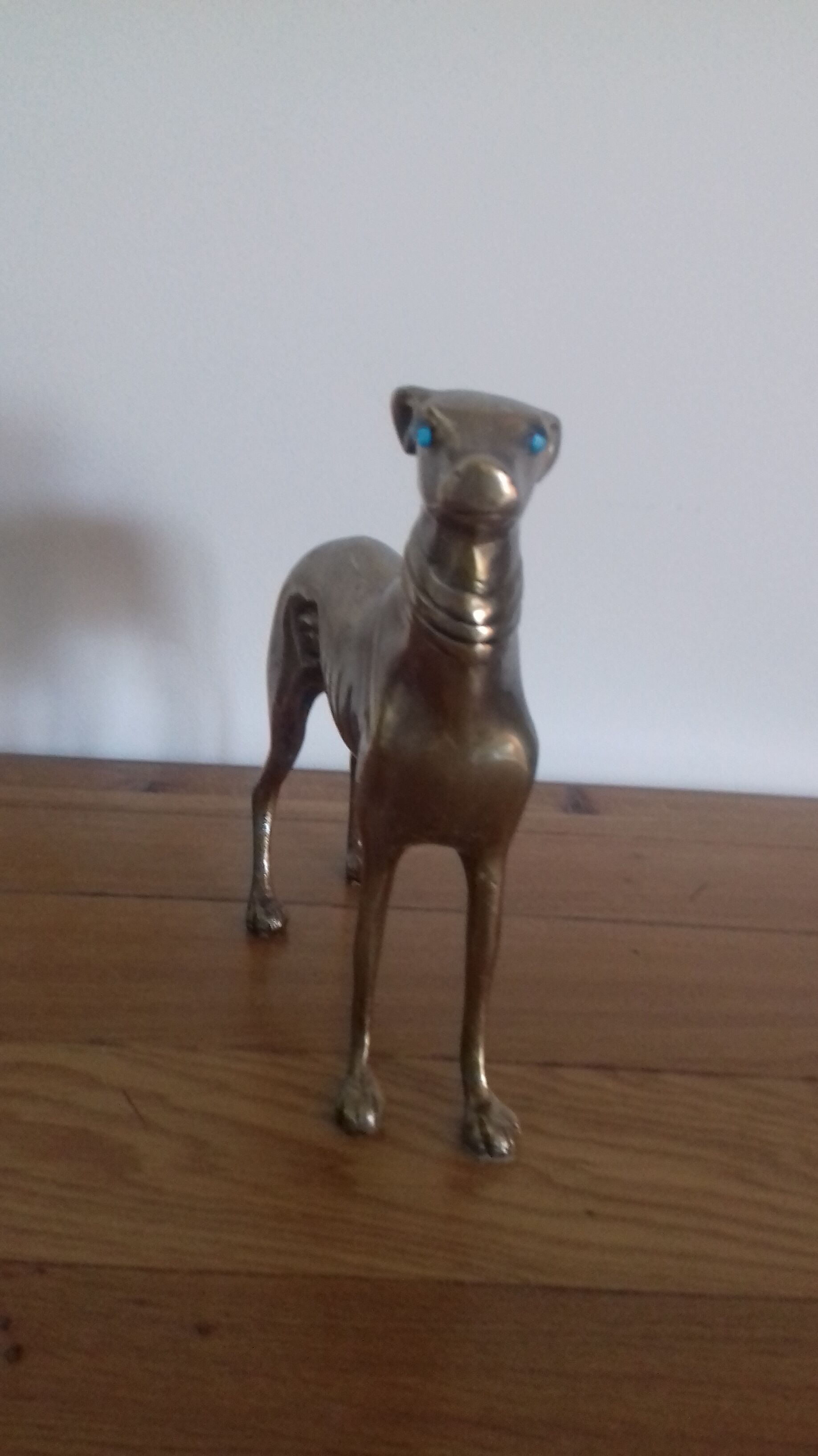 dog Greyhound brass