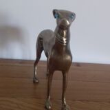 dog Greyhound brass