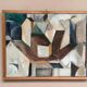 Original Swedish Oil on Canvas – “Komposition” by Arne Tengblad Vintage