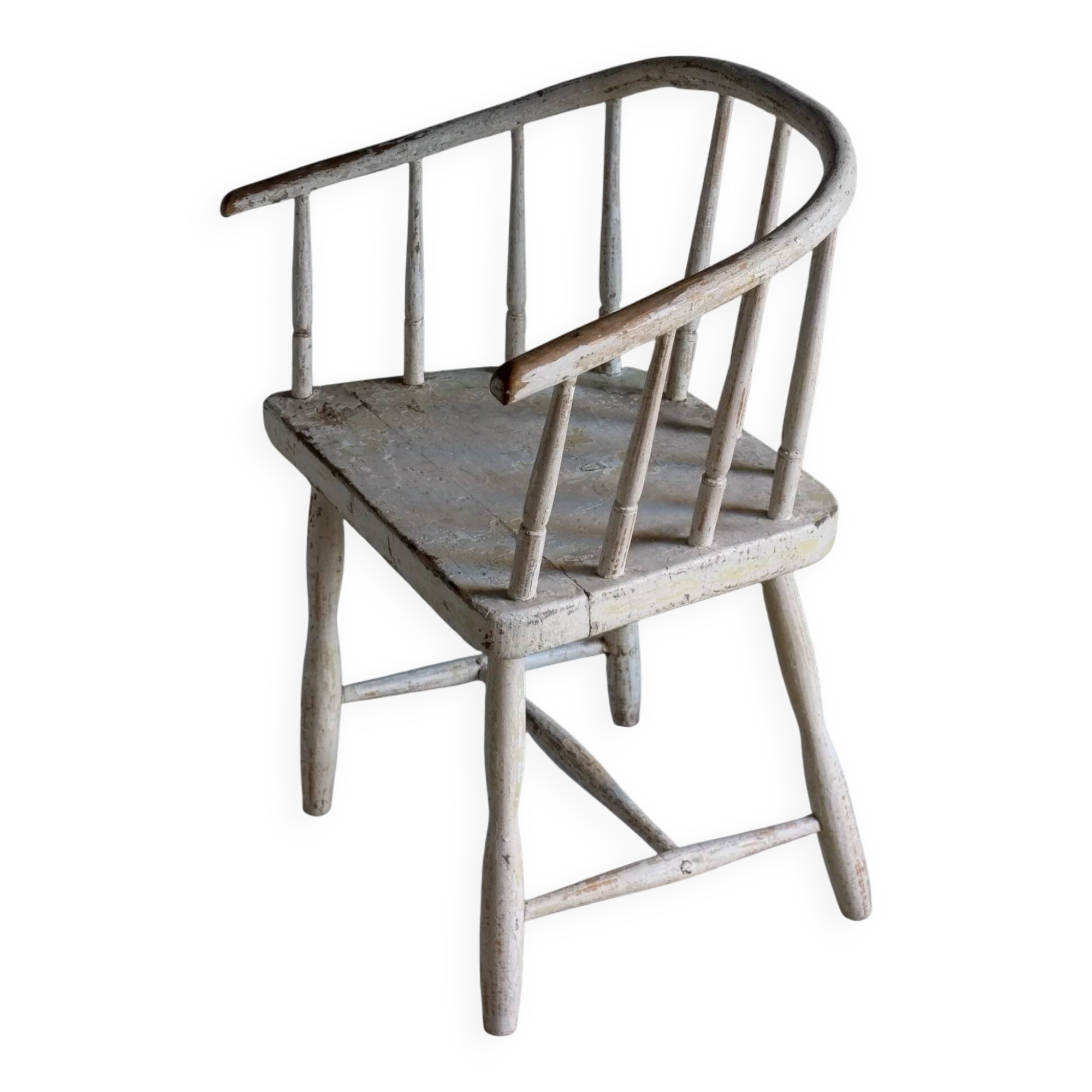 Wabi sabi white armchair | Latvia | 1900s